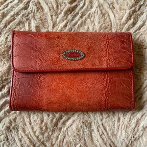 Red Leather Wallet